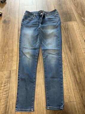 American Eagle Outfitters Women's Blue Jeggings - Faded Mid Wash